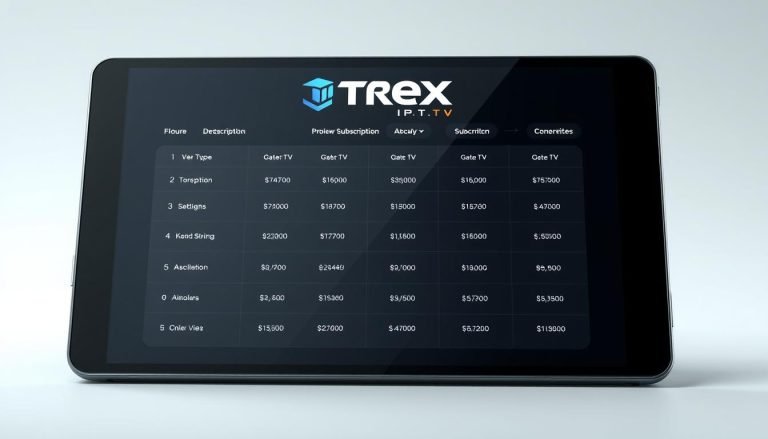 Trex IPTV monthly cost